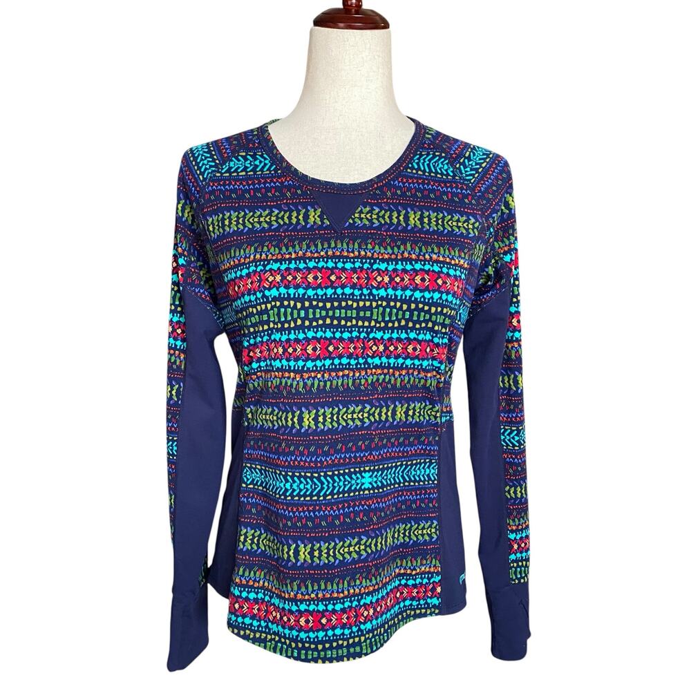 Marmot Lana V Neck Crew Ski Base Layer Long Sleeve Shirt Womens M Winter Outdoor